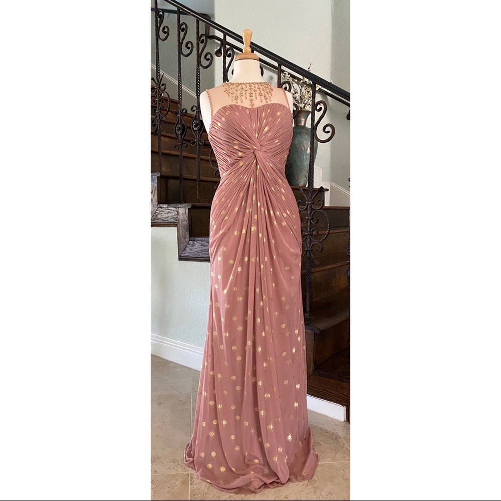 Women’s blush dress Adrianna Papell